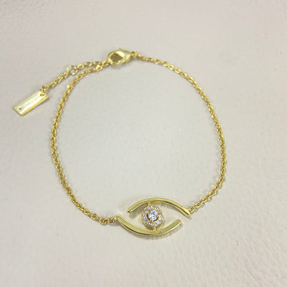 [Garvey]Lucky Eye Pave-Set Diamond Bracelet