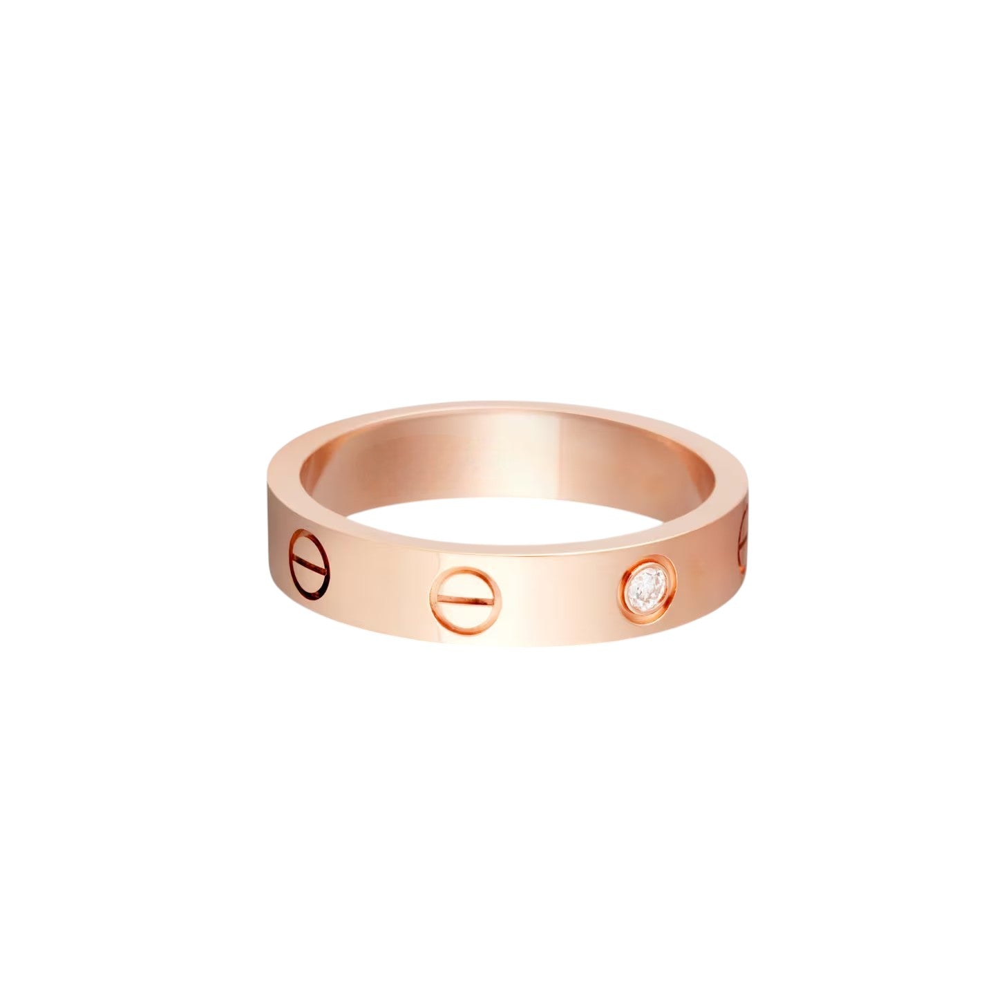 [Garvey]LOVE 4MM 1 DIAMOND RING