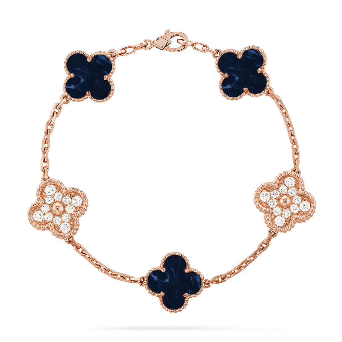 [Garvey ]CLOVER 5 MOTIF PIETERSITE BRACELET COLLECTION