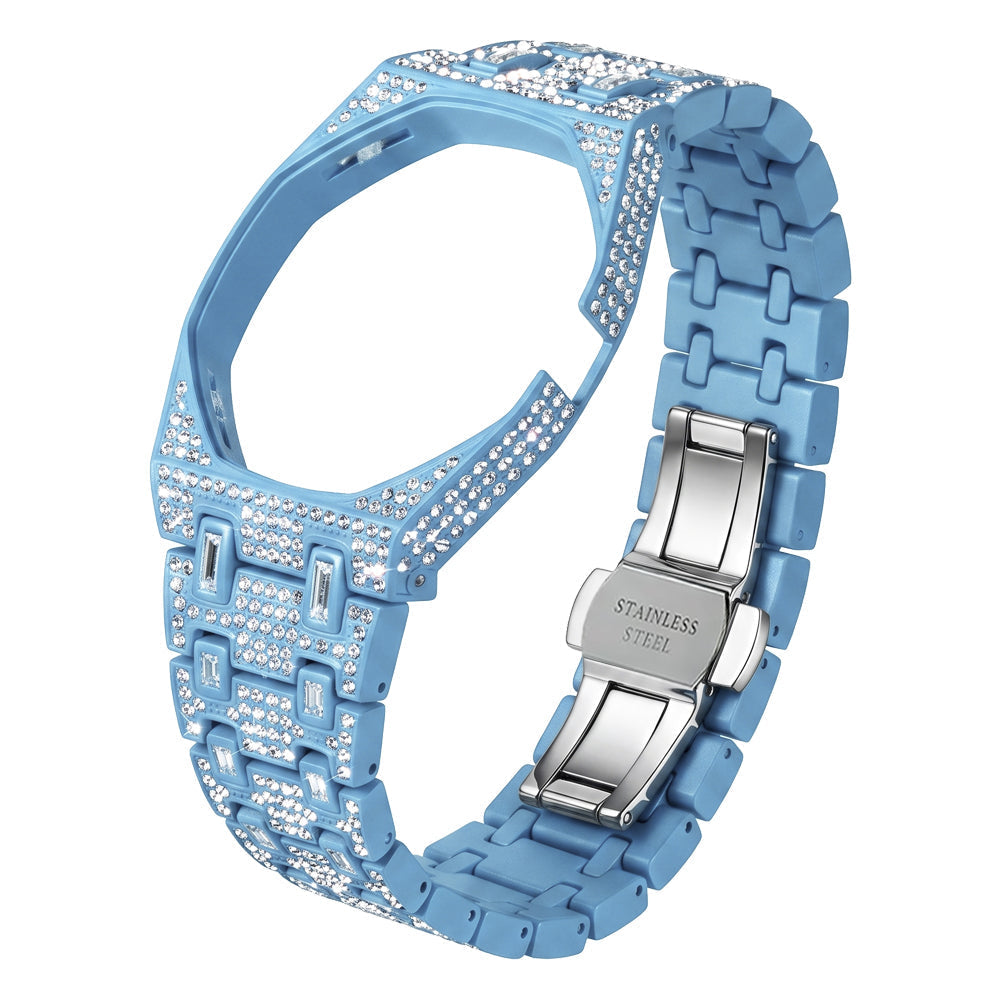 [Garvey]Royal Oak Pop Exclusive Bioceramic Case & Bioceramic Strap Full Diamond