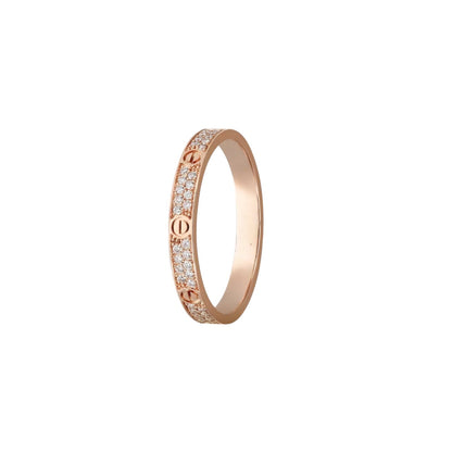 [Garvey]LOVE 2.6MM PAVÉ DIAMOND RING