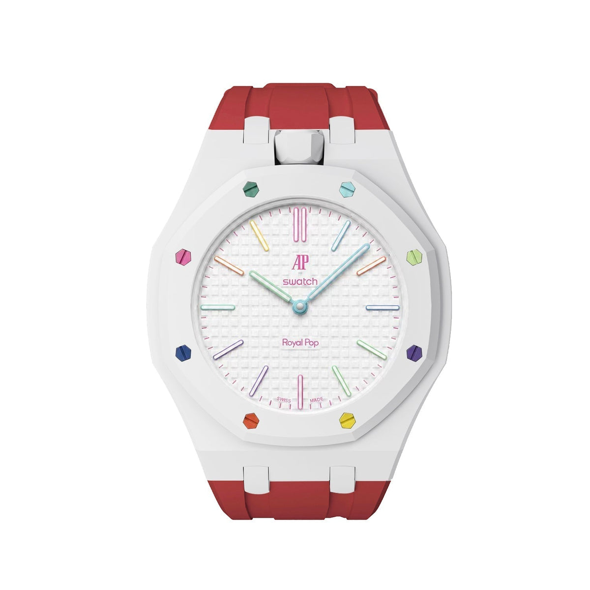 [Garvey]Royal Oak Pop Exclusive Bioceramic Case & Silicone Strap Mix Color