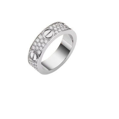 [Garvey]LOVE 5.5MM FULL-PAVÉ DIAMOND RING