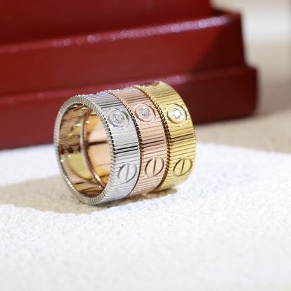 [Garvey]LOVE 6.5MM UNLIMITED 3 DIAMONDS RING