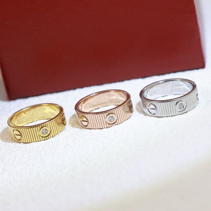 [Garvey]LOVE 6.5MM UNLIMITED 3 DIAMONDS RING