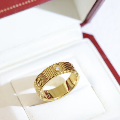 [Garvey]LOVE 6.5MM UNLIMITED 3 DIAMONDS RING