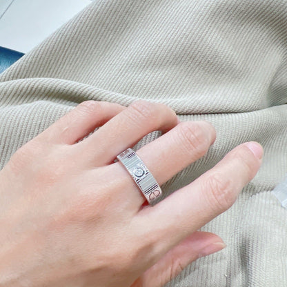 [Garvey]LOVE 6.5MM UNLIMITED 3 DIAMONDS RING