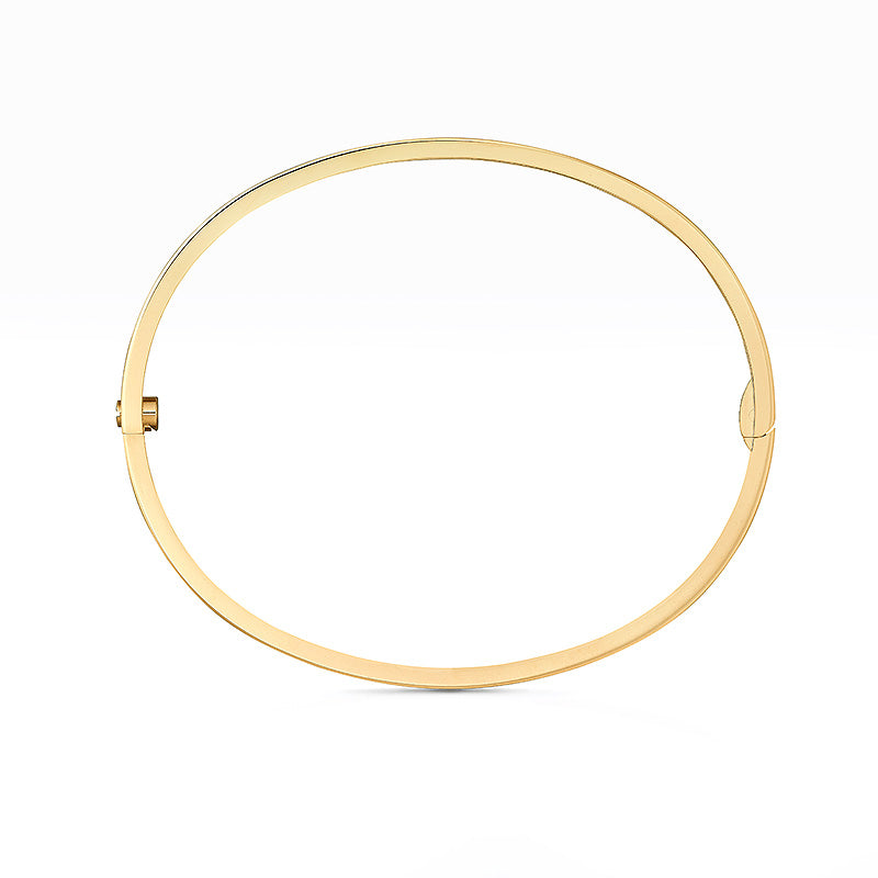 [Garvey]LOVE 3.65MM SMALL MODEL BANGLE - 10-DIAMOND