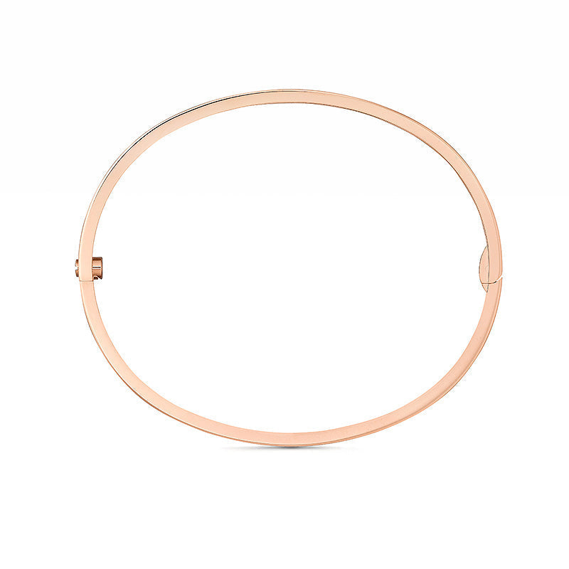 [Garvey]LOVE 3.65MM SMALL MODEL BANGLE - 10-DIAMOND