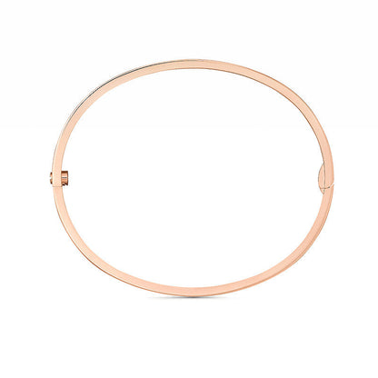 [Garvey]LOVE 3.65MM SMALL MODEL BANGLE - 10-DIAMOND