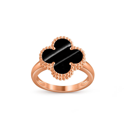 [Garvey]LUCKY CLOVER VINTAGE ROSE GOLD RING COLLECTION