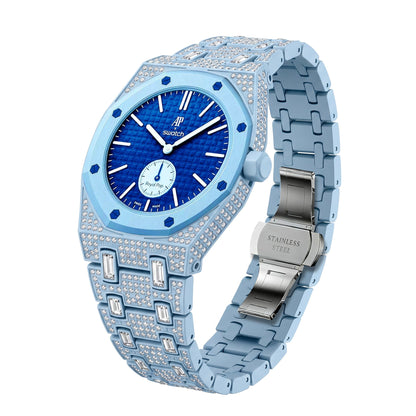 [Garvey]Royal Oak Pop Exclusive Bioceramic Case & Bioceramic Strap Full Diamond
