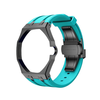 [Garvey]OAK POP BLACK STEEL CASE & SILICONE STRAP