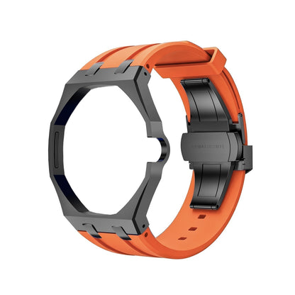 [Garvey]OAK POP BLACK STEEL CASE & SILICONE STRAP