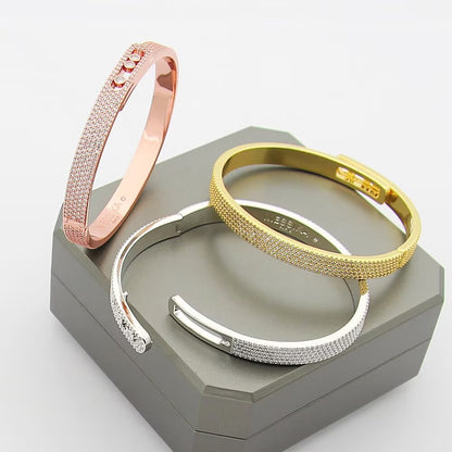 [Garvey]Move Noa Full Pav¨¦ Diamond Bangle Bracelet