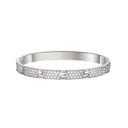 [Garvey]CLASSIC 6.1MM LOVE BANGLE - FULL PAVÉ