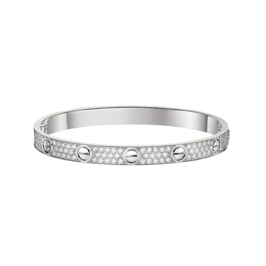 [Garvey]CLASSIC 6.1MM LOVE BANGLE - FULL PAVÉ