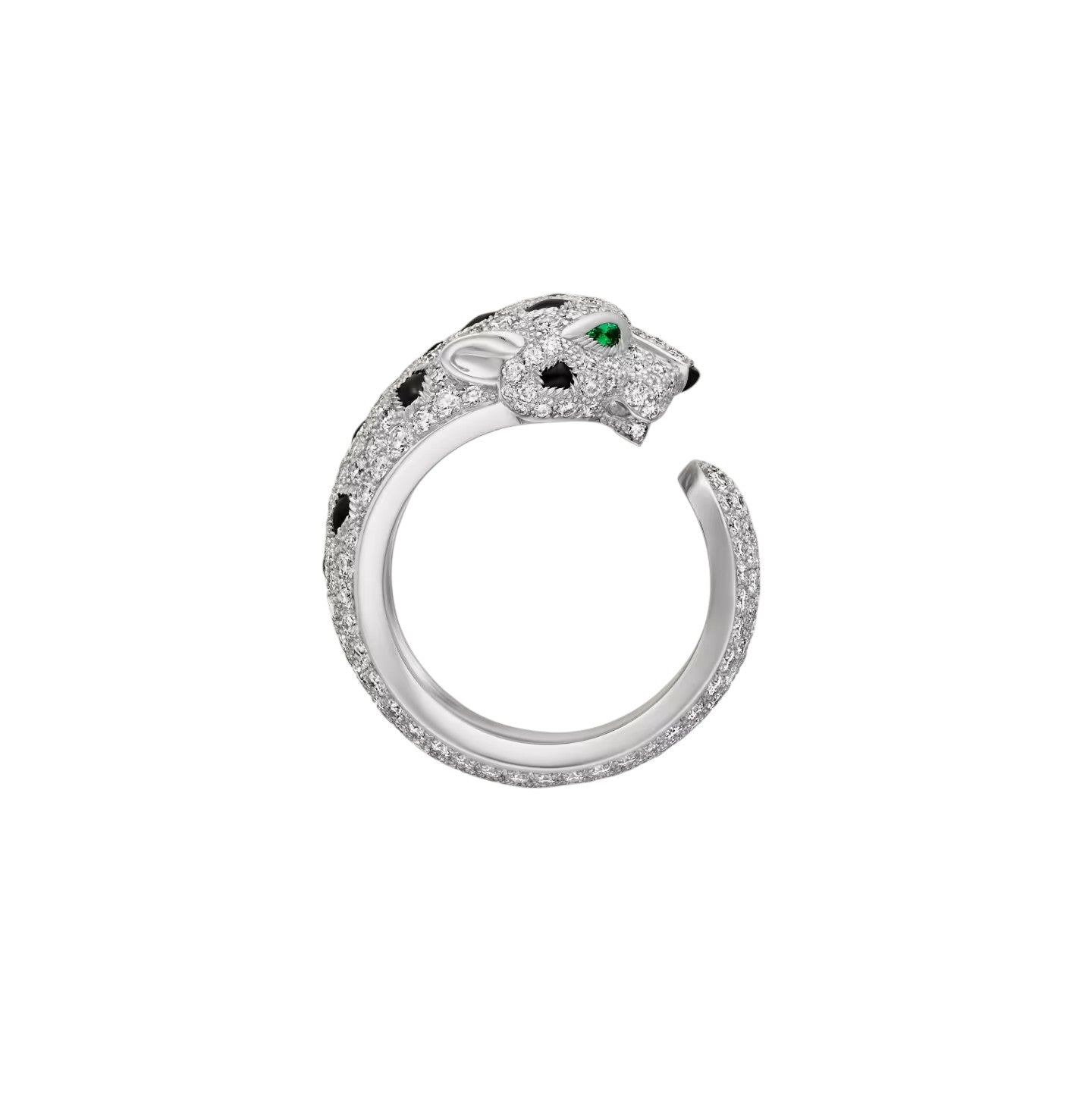 [Garvey]PANTHÈRE DE DIAMOND HALF-PAVÉ MEDIUM RING