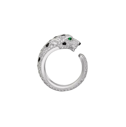 [Garvey]PANTHÈRE DE DIAMOND HALF-PAVÉ MEDIUM RING