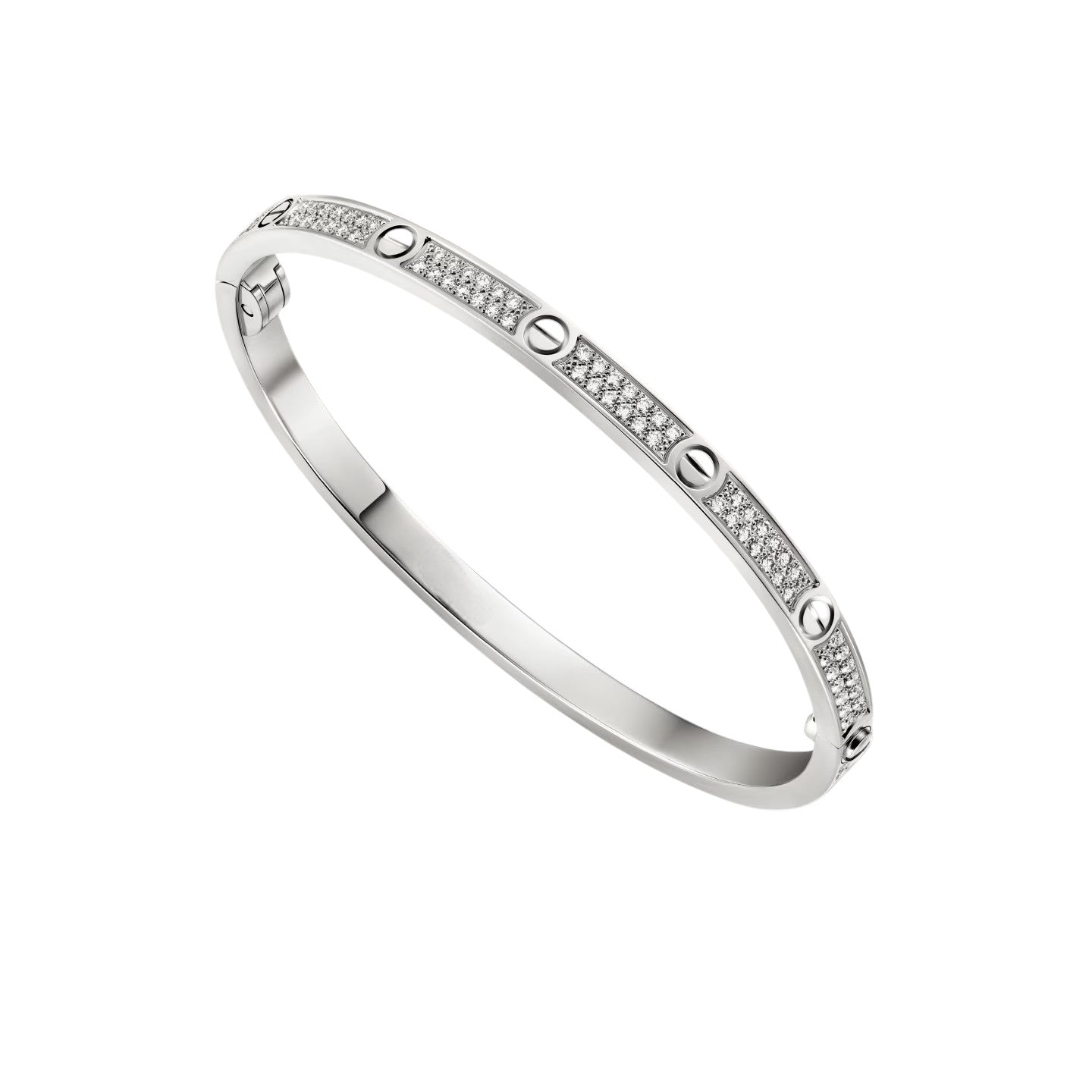 [Garvey]CLASSIC 3.65MM LOVE FULL PAVE BANGLE