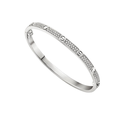 [Garvey]CLASSIC 3.65MM LOVE FULL PAVE BANGLE