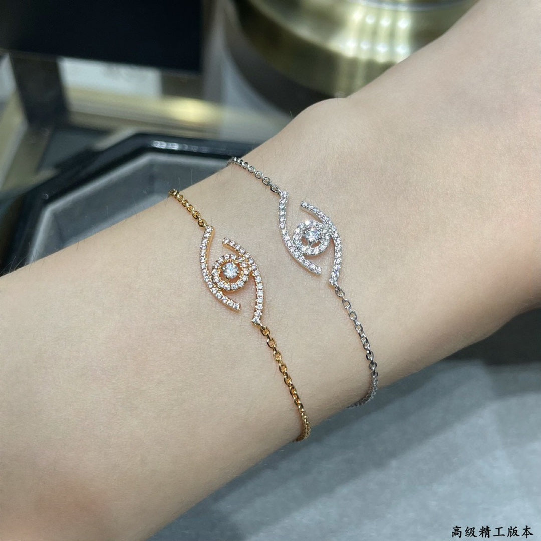 [Garvey]Lucky Eye Pave-Set Diamond Bracelet