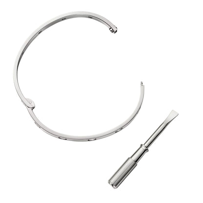 [Garvey]CLASSIC 6.1MM LOVE SINGLE-SCREW CLOSURE BANGLE - 10-DIAMOND