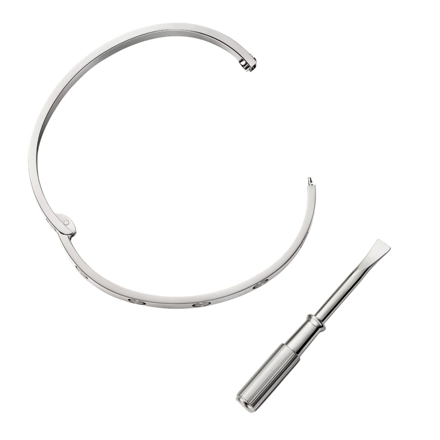 [Garvey]CLASSIC 6.1MM LOVE SINGLE-SCREW CLOSURE BANGLE
