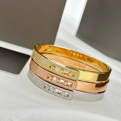 [Garvey]Move Noa Rose Gold Pav¨¦ Diamond Bangle Bracelet
