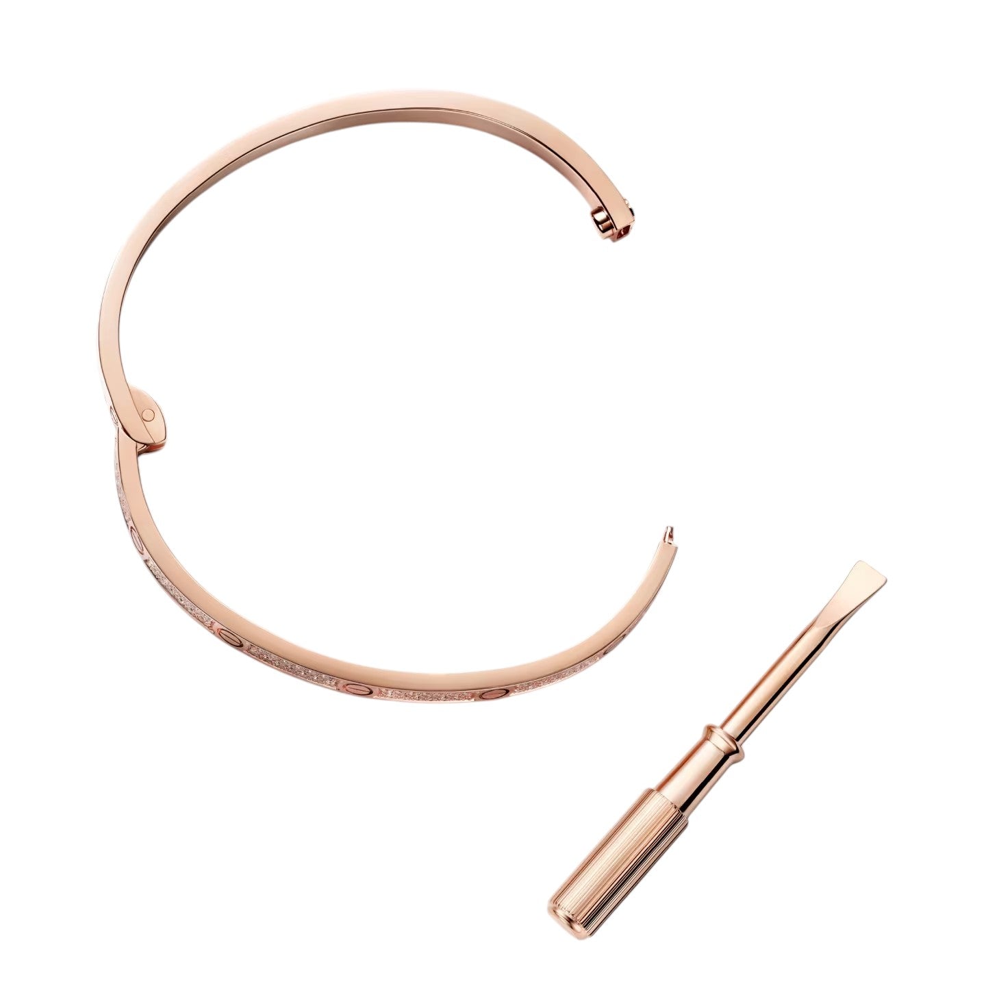 [Garvey]CLASSIC 3.65MM LOVE FULL PAVE BANGLE