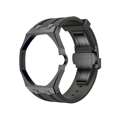 [Garvey]OAK POP BLACK STEEL CASE & SILICONE STRAP