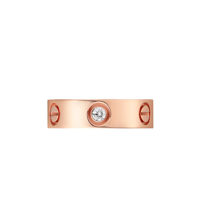 [Garvey]LOVE 5.5MM 3 DIAMONDS RING