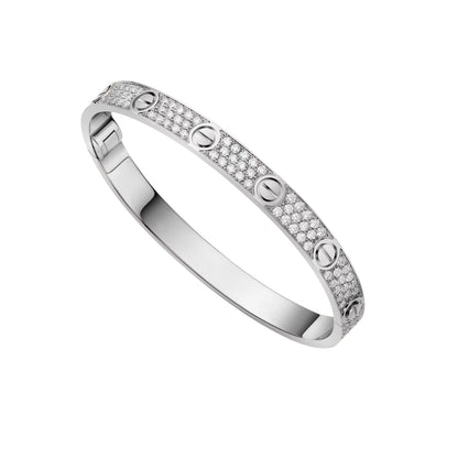 [Garvey]CLASSIC 6.1MM LOVE BANGLE - FULL PAVÉ