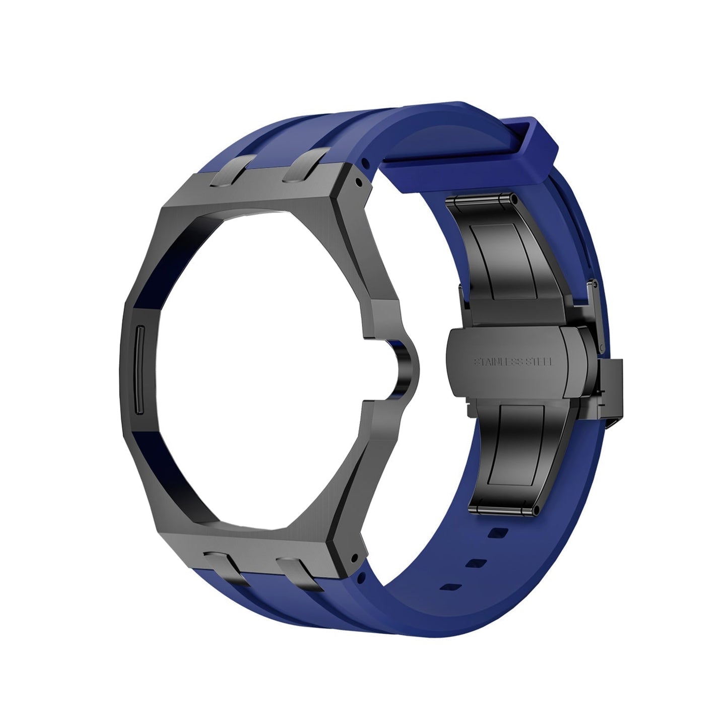 [Garvey]OAK POP BLACK STEEL CASE & SILICONE STRAP