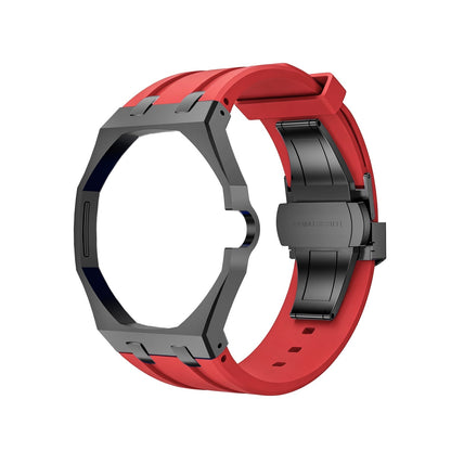 [Garvey]OAK POP BLACK STEEL CASE & SILICONE STRAP