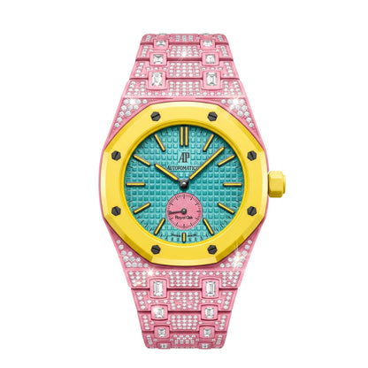 [Garvey]Royal Oak Pop Exclusive Bioceramic Case & Bioceramic Strap Full Diamond