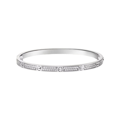 [Garvey]CLASSIC 3.65MM LOVE FULL PAVE BANGLE