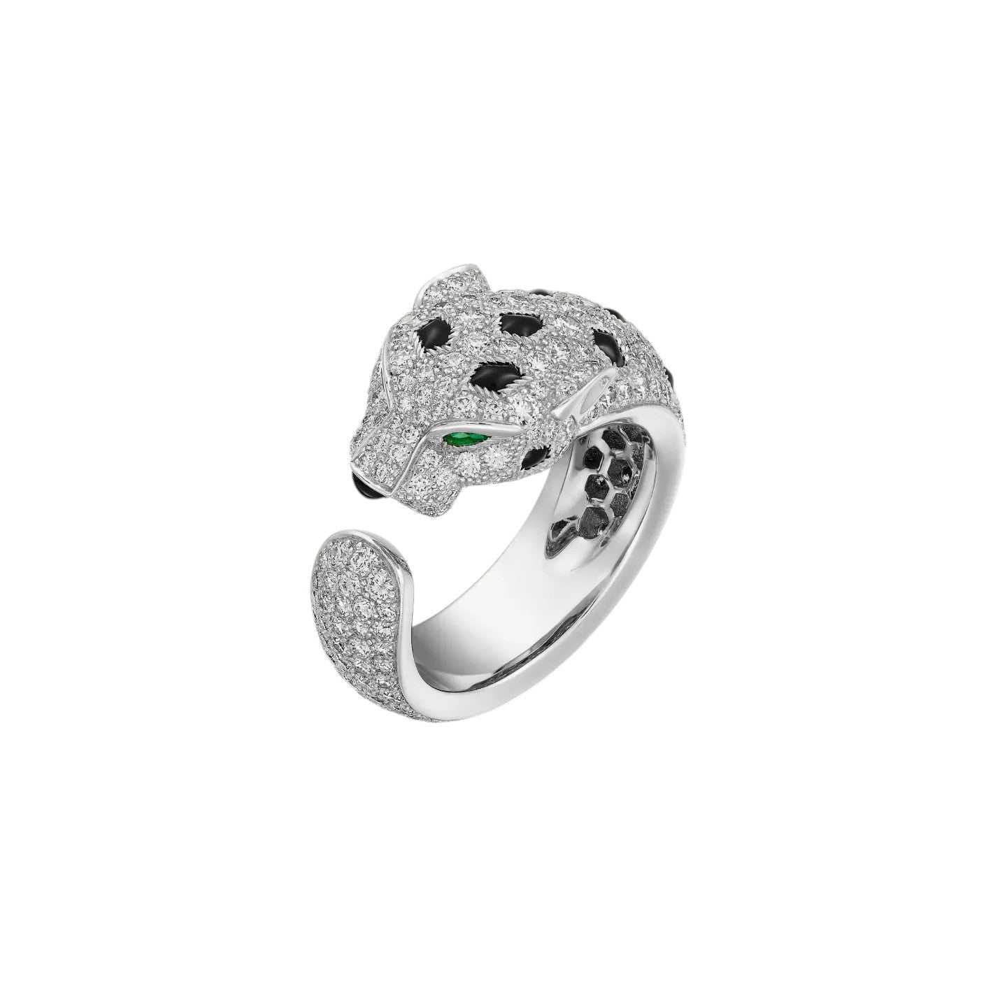 [Garvey]PANTHÈRE DE DIAMOND HALF-PAVÉ MEDIUM RING