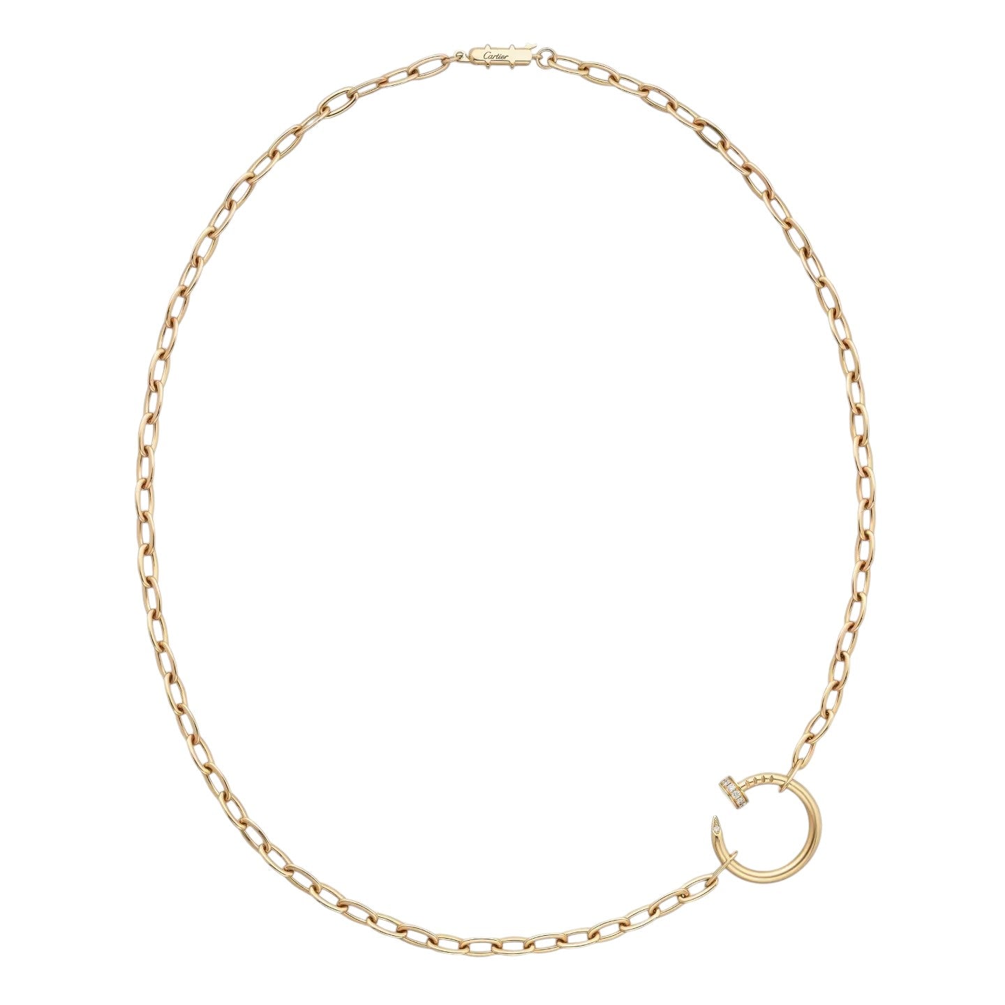 [Garvey]CLOU DIAMOND NAIL PENDANT NECKLACE