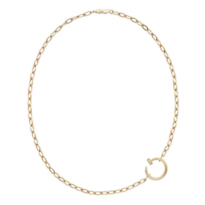 [Garvey]CLOU DIAMOND NAIL PENDANT NECKLACE