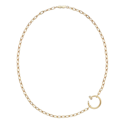 [Garvey]CLOU DIAMOND NAIL PENDANT NECKLACE