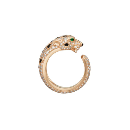 [Garvey]PANTHÈRE DE DIAMOND HALF-PAVÉ MEDIUM RING