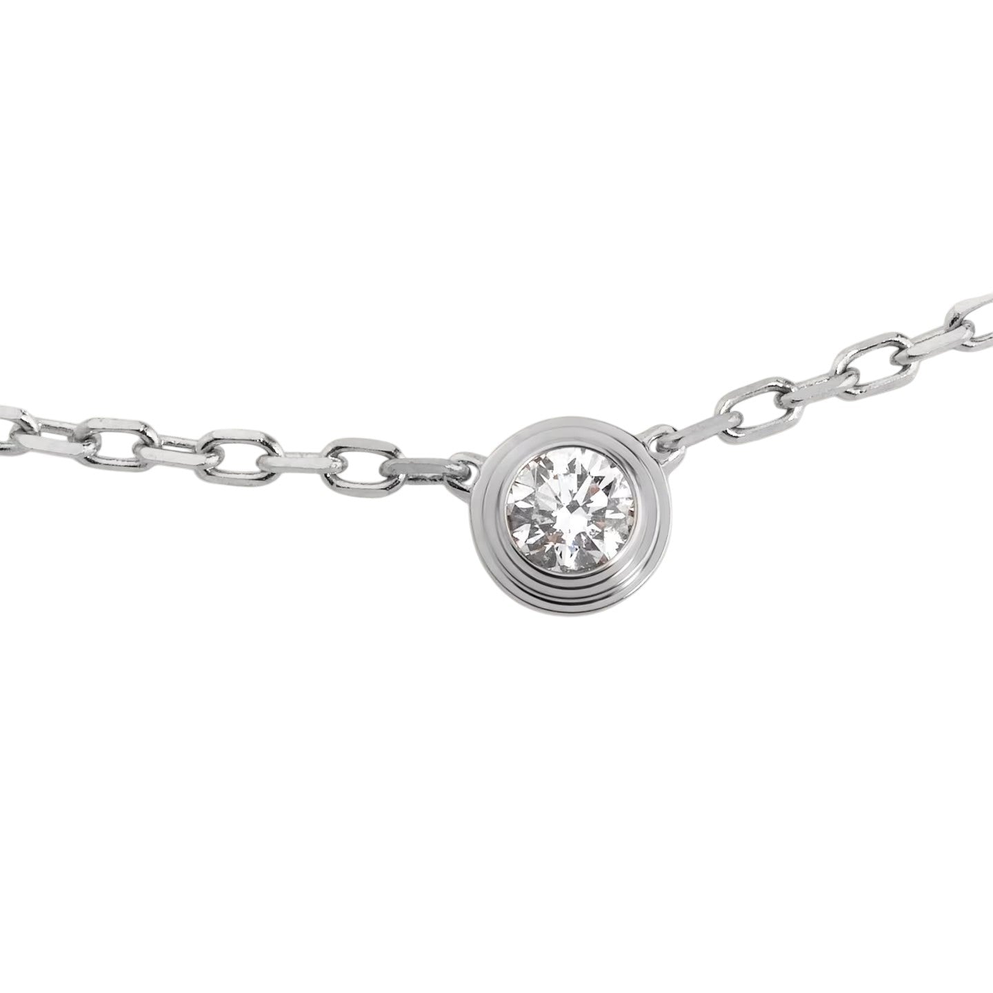 [Garvey]LOVE SCREW PENDANT SINGLE DIAMOND NECKLACE