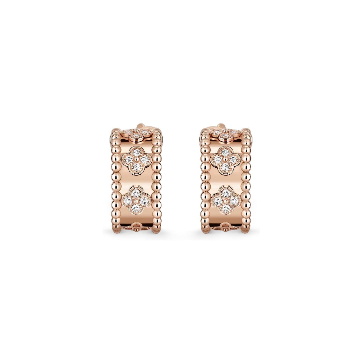 [Garvey]KALEIDOSCOPE CLOVER HOOP EARRINGS