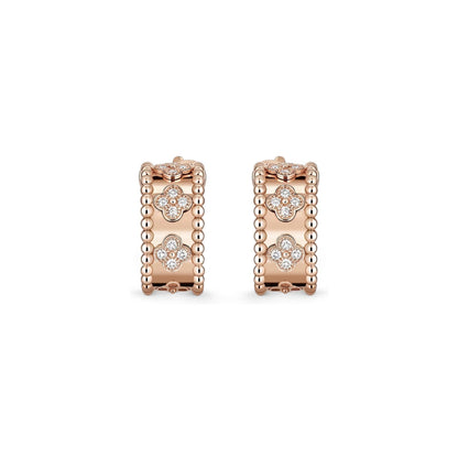 [Garvey]KALEIDOSCOPE CLOVER HOOP EARRINGS