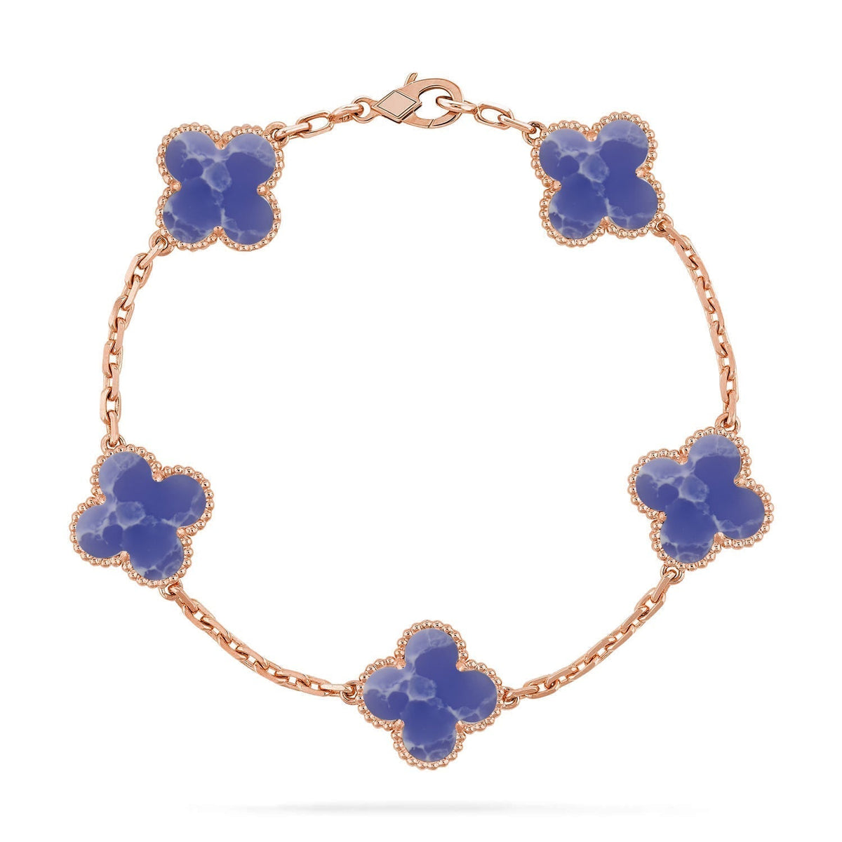 [Garvey ]CLOVER 5 MOTIF BLUE VEINS BRACELET COLLECTION