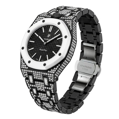 [Garvey]Royal Oak Pop Exclusive Bioceramic Case & Bioceramic Strap Full Diamond