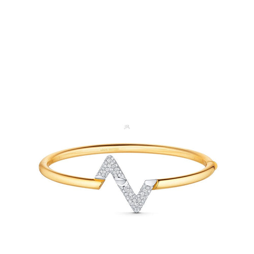 [Garvey]VOLTE UPSITE DOWN GOLD DIAMOND BRACELET