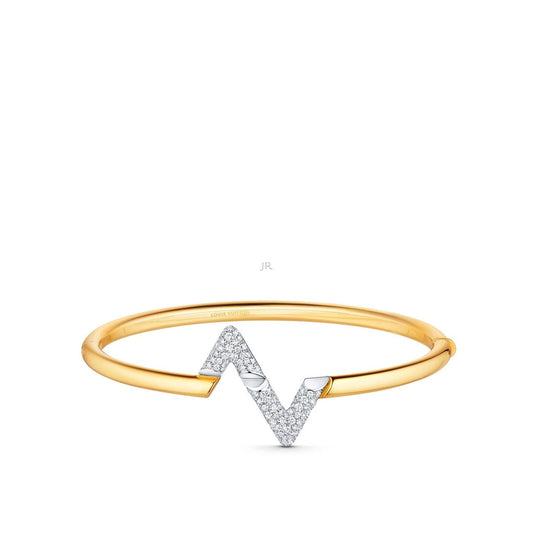 [Garvey]VOLTE UPSITE DOWN GOLD DIAMOND BRACELET