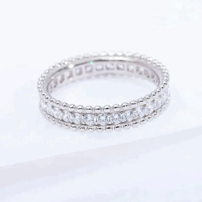 [Garvey ]PERLEE DIAMOND SILVER RING